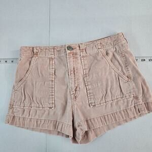American Eagle corduroy shorts‎ Size 6 pink super stretch 6233